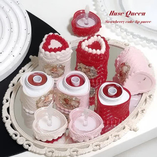 رژلب کیک توت فرنگی دوپ فلاورنوز hues queen